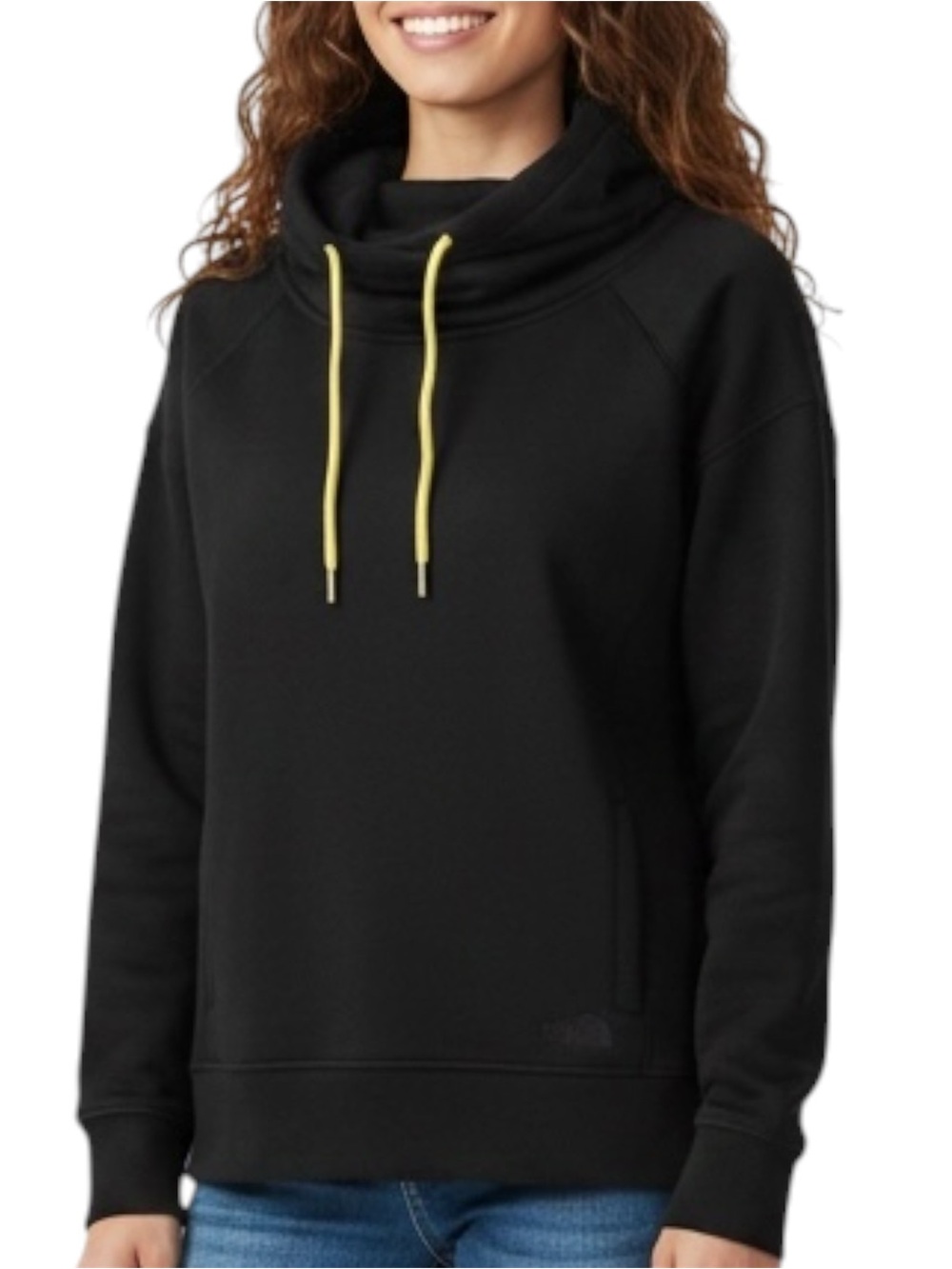 THE NORTH FACE Funnel Neck Hoodie in Classic Black Size Medium - Picture 8 of 9